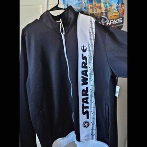 🆕️ Disney Star Wars black and white zip up jacket
